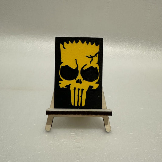 Bart Punisher personalizzato inciso al laser